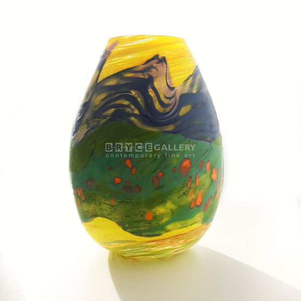 Happy Days Small Vase Glass Art