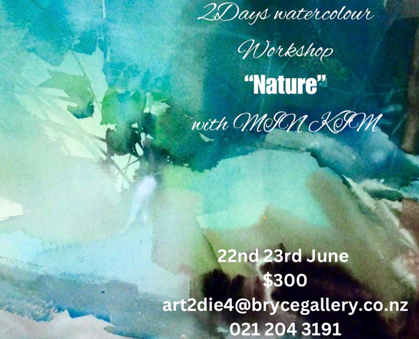 2 Day Watercolour Workshop with Min Kim "Nature"