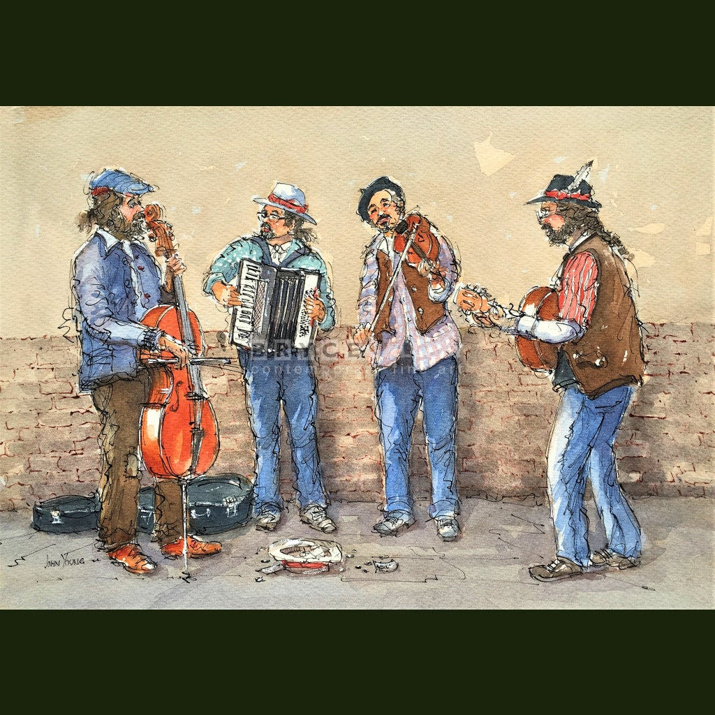 Busker Quartet Paintings