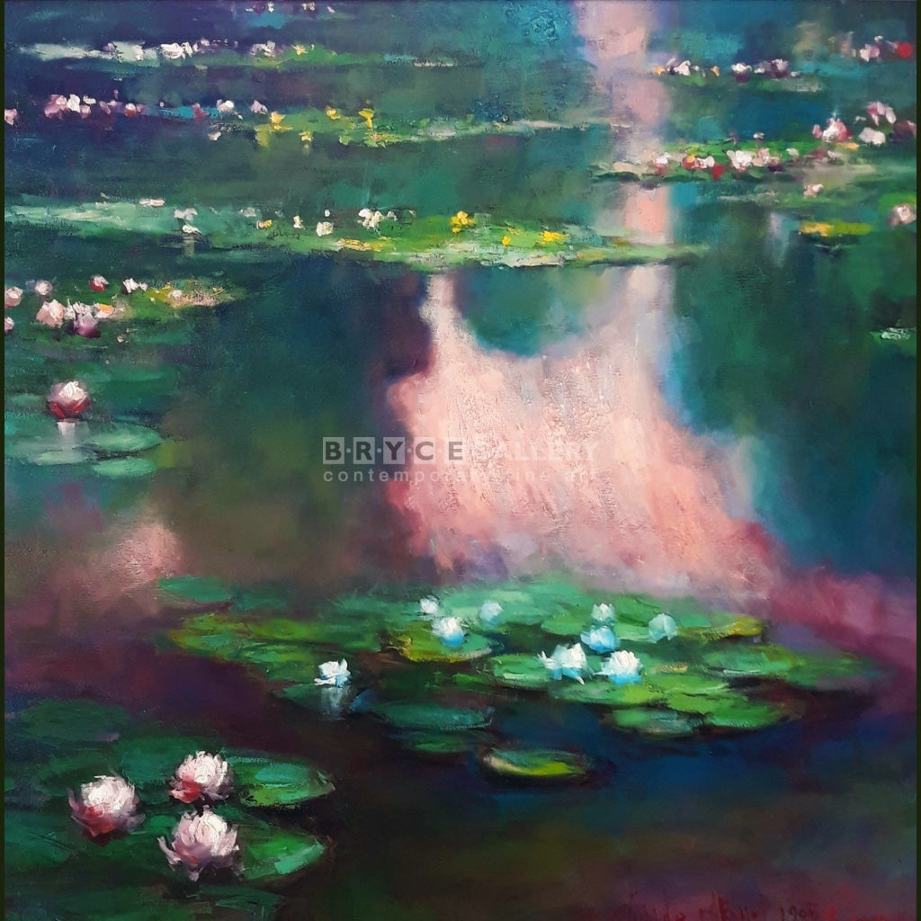 Claude Monet - Nympheas (1905 Water Lily) Painting