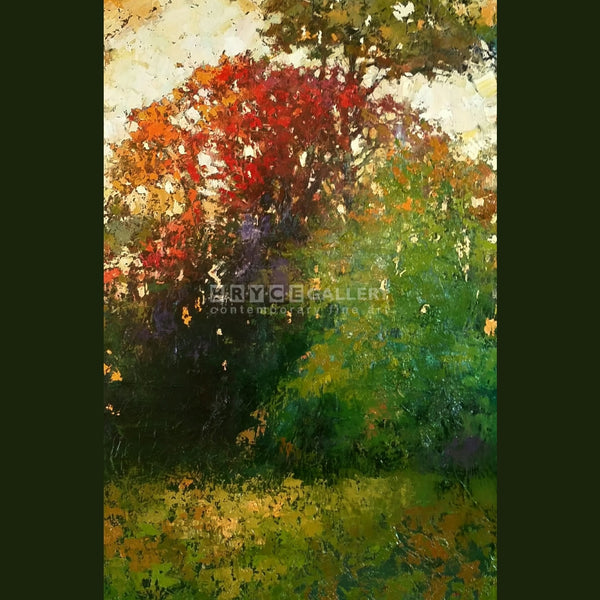 Golden Sunset Of Hagley Park Painting