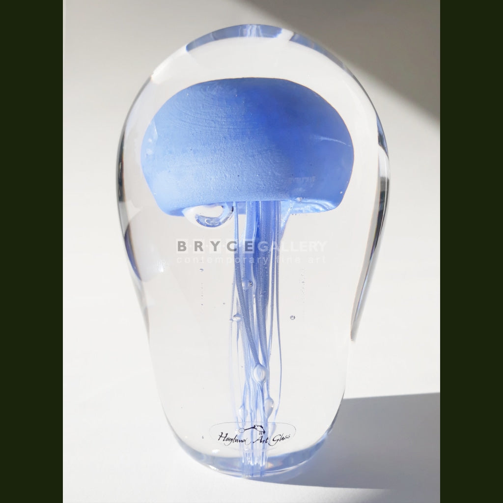 Paperweight Jellyfish Glass Art