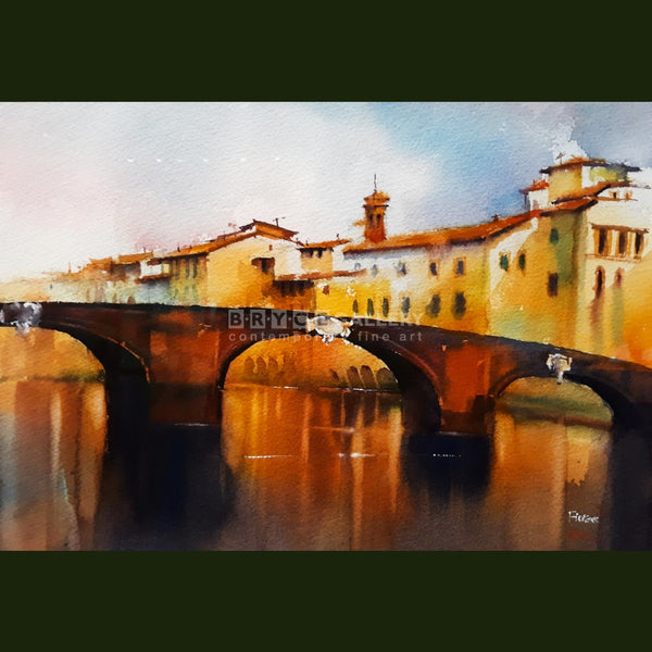 Ponte Santa Trinita Bridge Florence Paintings