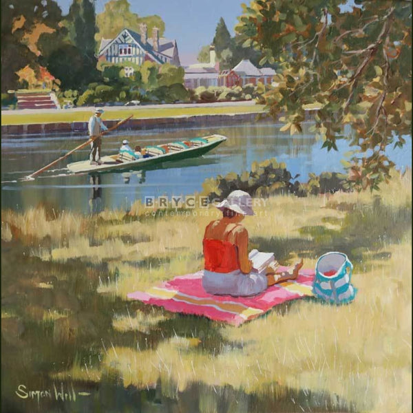 Relaxing By The Avon Paintings