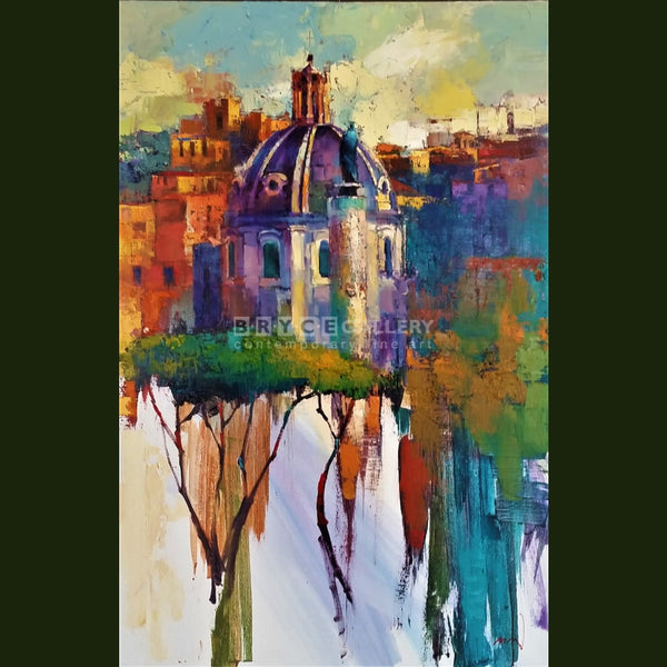 Sky Line Of Rome Paintings