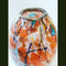 Tear Drop Vase - Coral Glass Art