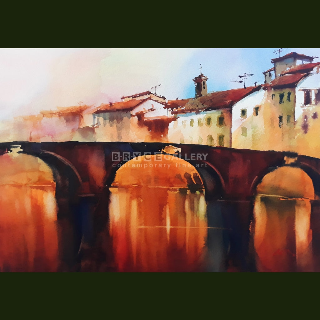 Trinita Bridge Florence Paintings