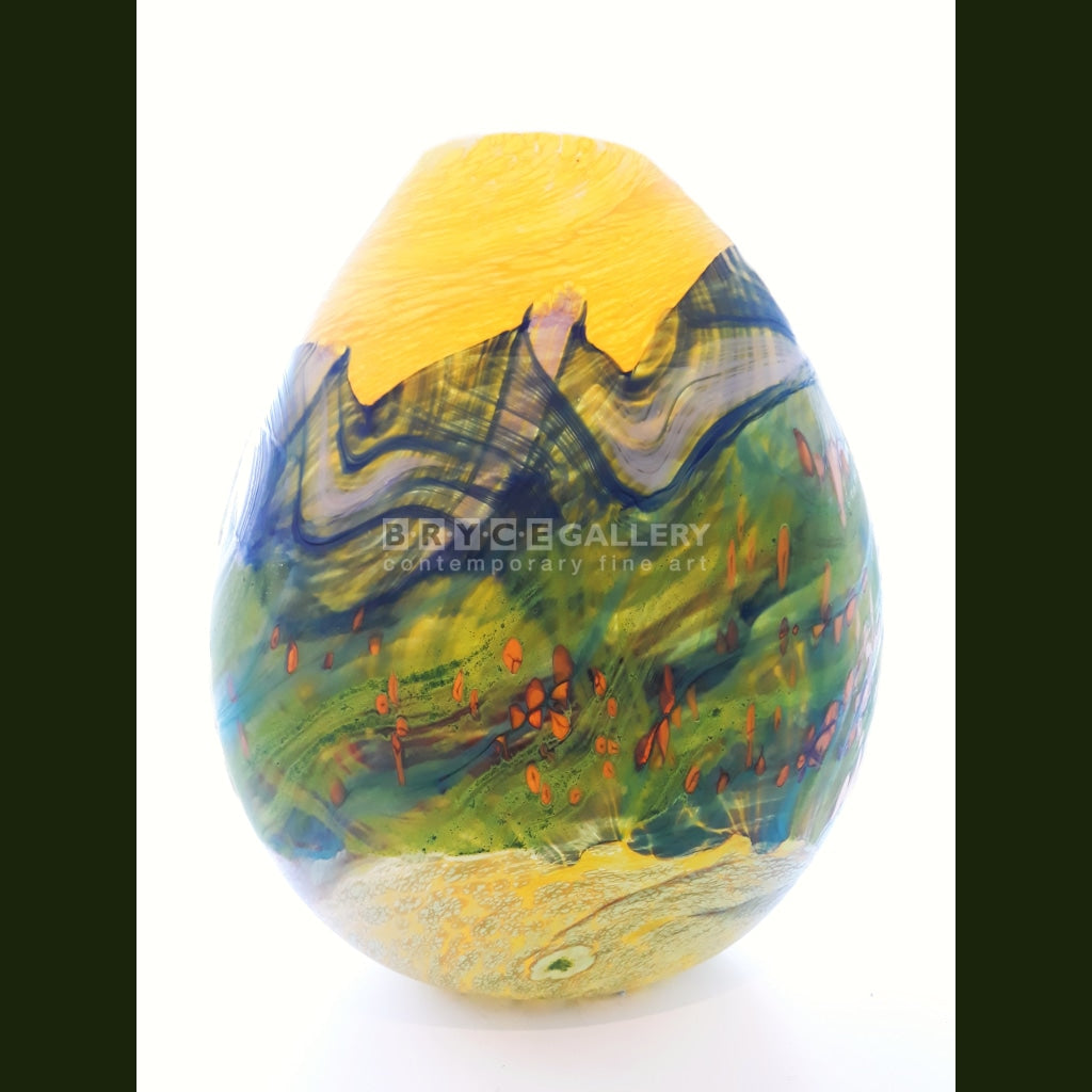 Volcanic Series - Happy Days (Large) Glass Art