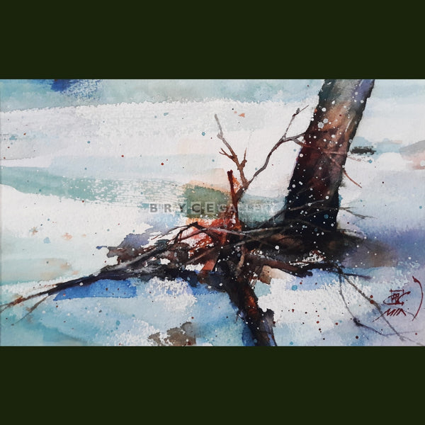 Winter Tree Chicago Paintings
